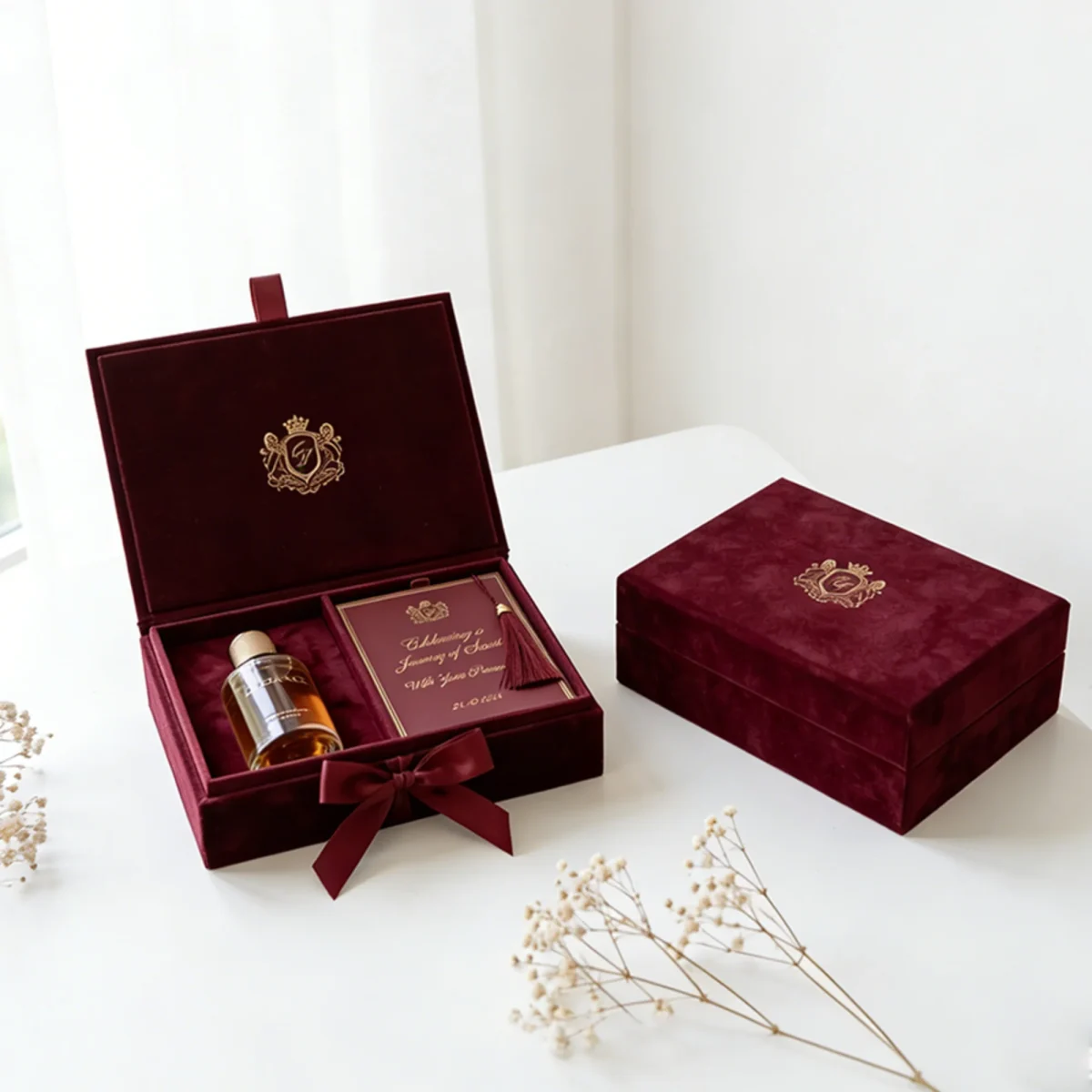 Velvet Invitation Boxes