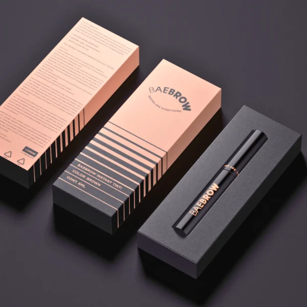 Baebrow Instant Tint mascara packaging with stylish design.
