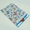 10 x 13 envelope with colorful butterfly design.