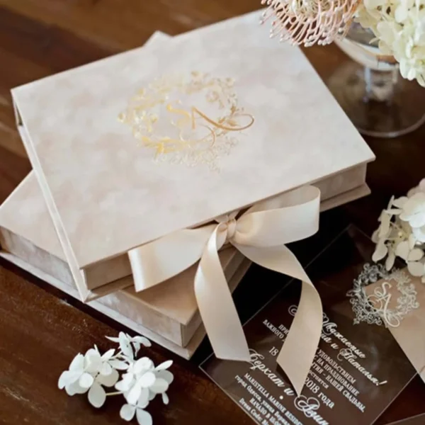 Velvet Invitation Box