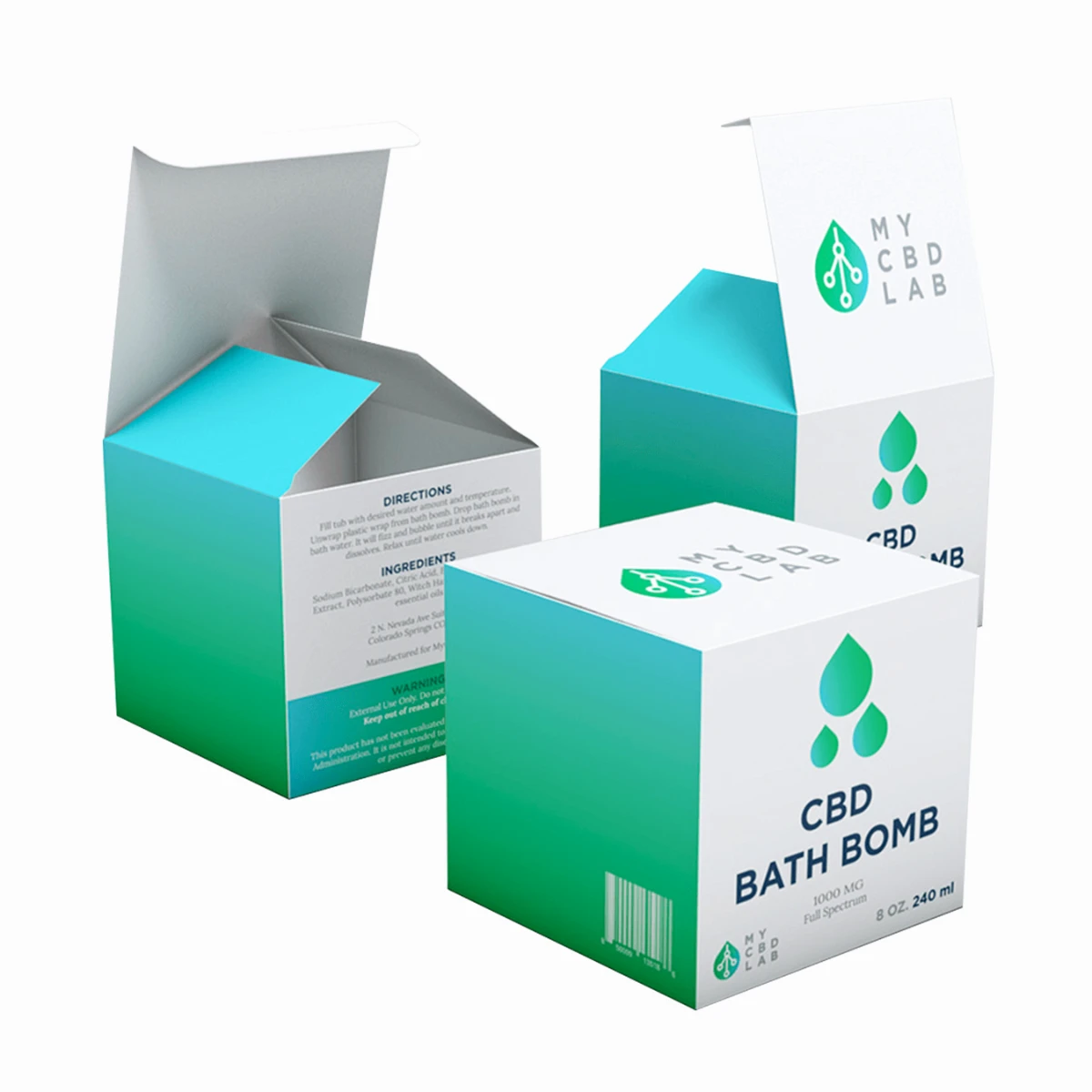 A selection of custom size cardboard boxes displayed in different colors and styles, highlighting BoxPrintify's versatility in packaging.